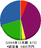 川征電気商会 貸借対照表 2009年12月期