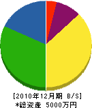内田鉄工所 貸借対照表 2010年12月期