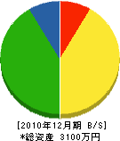 栄電社 貸借対照表 2010年12月期