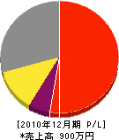 阪本土建 損益計算書 2010年12月期