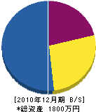 阪口組 貸借対照表 2010年12月期