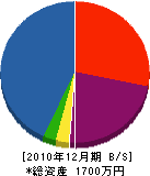 鈴木電気商会 貸借対照表 2010年12月期