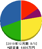 余呉湖建設 貸借対照表 2010年12月期