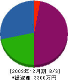 吉田家具建具製作所 貸借対照表 2009年12月期