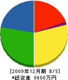田代工務店 貸借対照表 2009年12月期