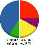 タク設備 貸借対照表 2009年12月期