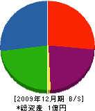 前田ポンプ水道工業所 貸借対照表 2009年12月期
