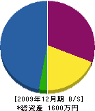 中野土木 貸借対照表 2009年12月期