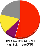 真田電工 損益計算書 2011年12月期