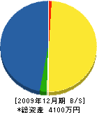新井興業 貸借対照表 2009年12月期