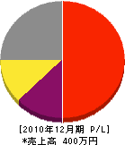 共成建設 損益計算書 2010年12月期 共成建設 損益計算書 2010年12月期