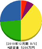 マル敬青野園 貸借対照表 2010年12月期