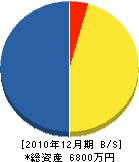 永山土木興業 貸借対照表 2010年12月期
