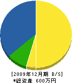 西薗緑繁園 貸借対照表 2009年12月期