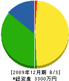 下浦工務店 貸借対照表 2009年12月期 下浦工務店 貸借対照表 2009年12月期