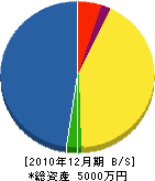 細田板金 貸借対照表 2010年12月期
