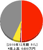 狩野工務店 損益計算書 2010年12月期