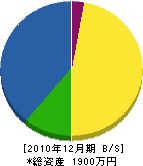 徳田塗装 貸借対照表 2010年12月期