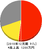 陽春グリーン 損益計算書 2010年12月期
