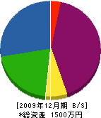島村住設 貸借対照表 2009年12月期