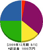 神姫防災 貸借対照表 2009年12月期