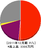 片岡サービス 損益計算書 2011年12月期