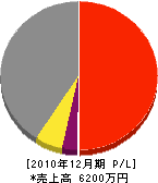 鷲崎建設 損益計算書 2010年12月期