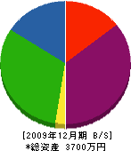 新日本機材 貸借対照表 2009年12月期