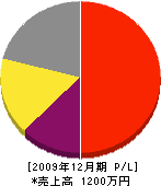 山田屋造園 損益計算書 2009年12月期