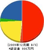神戸設備工業所 貸借対照表 2009年12月期