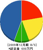 徳山表具店 貸借対照表 2009年12月期