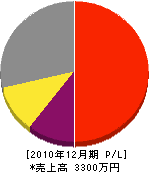 山口造園 損益計算書 2010年12月期