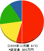 藤岡建設 貸借対照表 2009年12月期
