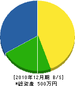京塚電気 貸借対照表 2010年12月期
