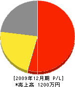 近江水道 損益計算書 2009年12月期