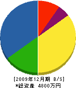 佐藤土建 貸借対照表 2009年12月期