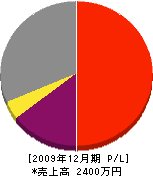 エジマ土木 損益計算書 2009年12月期