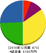 アルミサービス宮崎 貸借対照表 2010年12月期