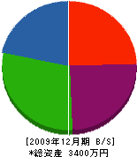池田重機 貸借対照表 2009年12月期