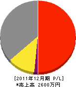 佐藤水道工業所 損益計算書 2011年12月期