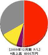 久保田管工業 損益計算書 2009年12月期