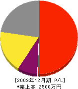 橋本電設工業 損益計算書 2009年12月期