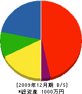桑田造園 貸借対照表 2009年12月期