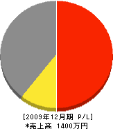 若井総業 損益計算書 2009年12月期