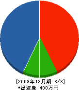 イトウ電気工事 貸借対照表 2009年12月期