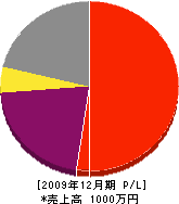 渡辺造園 損益計算書 2009年12月期