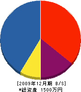 吉田建設 貸借対照表 2009年12月期