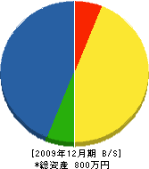小林水道工務店 貸借対照表 2009年12月期
