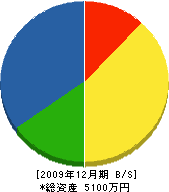 野村住設 貸借対照表 2009年12月期