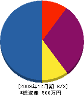 中島電工社 貸借対照表 2009年12月期